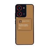 BG AKSESUAR Reeder S19 Max Pro S ZOOM ile Uyumlu, Şarkı Sözleri Tasarımlı, Glossy Premium Kılıf, Siyah-Kahverengi