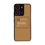 BG AKSESUAR Reeder S19 Max Pro S ZOOM ile Uyumlu, Şarkı Sözleri Tasarımlı, Glossy Premium Kılıf, Siyah-Kahverengi
