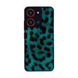 BG AKSESUAR Reeder S19 Max Pro S ZOOM Uyumlu Leopar Desenli Mat Siyah Silikon Kılıf, Şok Emici Koruyucu Kapak