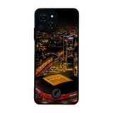 BG AKSESUAR Reeder S23 Pro Max ile Uyumlu Aslan Tasarımlı Glossy Premium Kılıf, Sarı-Kırmızı