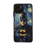 BG AKSESUAR Reeder S23 Pro Max ile Uyumlu Batman Karakterli, Mat Siyah, Yumuşak Silikon, Şok Emici Kapak Kılıf