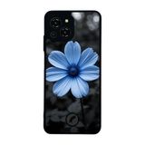 BG AKSESUAR Reeder S23 Pro Max ile Uyumlu Çiçek Tasarımlı Glossy Premium Kılıf, Siyah