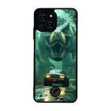 BG AKSESUAR Reeder S23 Pro Max ile Uyumlu Dinozor Tasarımlı Glossy Premium Kılıf
