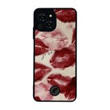 BG AKSESUAR Reeder S23 Pro Max ile Uyumlu Dudak Tasarımlı Glossy Premium Kılıf, Kırmızı