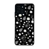 BG AKSESUAR Reeder S23 Pro Max ile Uyumlu Floral Tasarımlı Glossy Premium Kılıf, Siyah