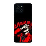 BG AKSESUAR Reeder S23 Pro Max ile Uyumlu Joker Tasarımlı Glossy Premium Kılıf, Siyah, Kırmızı