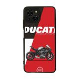 BG AKSESUAR Reeder S23 Pro Max ile Uyumlu Kılıf, Ducati Panigale V4 SPF Tasarım, Mat Siyah, Yumuşak Silikon, Koruyucu, Şok Emici
