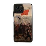 BG AKSESUAR Reeder S23 Pro Max ile Uyumlu Kılıf, Fatih Sultan Mehmet Tasarımı, Mat Siyah, Yumuşak Silikon, Koruyucu, Şok Emici