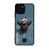 BG AKSESUAR Reeder S23 Pro Max ile Uyumlu Kung Fu Panda Tasarımlı Glossy Premium Kılıf, Mavi