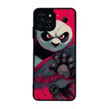 BG AKSESUAR Reeder S23 Pro Max ile Uyumlu Kung Fu Panda Tasarımlı Glossy Premium Kılıf, Siyah