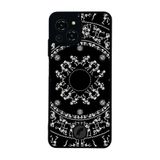 BG AKSESUAR Reeder S23 Pro Max ile Uyumlu Mandala Tasarımlı Glossy Premium Kılıf, Siyah