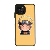 BG AKSESUAR Reeder S23 Pro Max ile Uyumlu Naruto Baskılı Kılıf, Yumuşak Silikon, Koruyucu, Şok Emici, Sarı