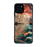 BG AKSESUAR Reeder S23 Pro Max ile Uyumlu Pusula Tasarımlı Glossy Premium Kılıf