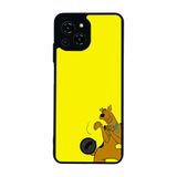 BG AKSESUAR Reeder S23 Pro Max ile Uyumlu Scooby Doo Tasarımlı Glossy Premium Kılıf, Sarı