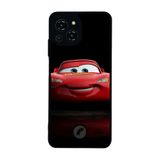 BG AKSESUAR Reeder S23 Pro Max ile Uyumlu Şimşek McQueen Tasarımlı Glossy Premium Kılıf, Siyah