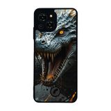 BG AKSESUAR Reeder S23 Pro Max ile Uyumlu T-Rex Tasarımlı Glossy Premium Telefon Kılıfı