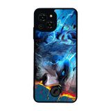 BG AKSESUAR Reeder S23 Pro Max ile Uyumlu Thor Tasarımlı Glossy Premium Kılıf, Mavi