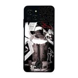 BG AKSESUAR Reeder S23 Pro Max ile Uyumlu Tupac Tasarımlı Glossy Premium Kılıf, Siyah