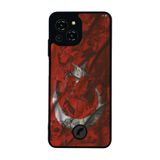 BG AKSESUAR Reeder S23 Pro Max ile Uyumlu Türk Bayrağı Tasarımlı Glossy Premium Kılıf, Kırmızı