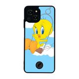 BG AKSESUAR Reeder S23 Pro Max ile Uyumlu Tweety Tasarımlı Glossy Premium Kılıf, Mavi