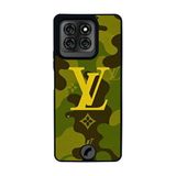 BG AKSESUAR Reeder S71 ile Uyumlu Kılıf, LouisVuitton Desenli, Mat Siyah, Yumuşak Silikon, Şok Emici