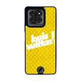 BG AKSESUAR Reeder S71 ile Uyumlu LouisVuitton Desenli Mat Siyah Silikon Kılıf, Şok Emici Koruyucu Kapak