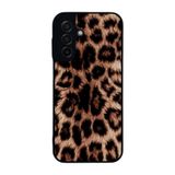 BG AKSESUAR Samsung Galaxy A17 ile Uyumlu Leopar Desenli Siyah Kılıf, Yumuşak Silikon, Koruyucu, Şok Emici Kapak
