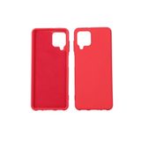 BG AKSESUAR Samsung Galaxy A22, M22, M32 ile Uyumlu Kamera Korumalı Silikon Kılıf, Kırmızı