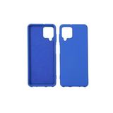 BG AKSESUAR Samsung Galaxy A22, M22, M32 ile Uyumlu Kamera Korumalı Silikon Kılıf, Mavi
