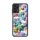BG AKSESUAR Samsung Galaxy A23 ile Uyumlu Oyuncak Temalı, Mat Siyah, Yumuşak Silikon, Şok Emici Kapak Kılıf