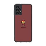 BG AKSESUAR Samsung Galaxy A23 Uyumlu Silikon Kılıf, Iron Man Baskılı, Kırmızı-Siyah