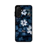 BG AKSESUAR Samsung Galaxy A26 ile Uyumlu Siyah Baskılı Silikon Kılıf, Çiçek Desen