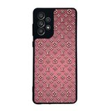 BG AKSESUAR Samsung Galaxy A73 ile Uyumlu Kılıf, Louis Vuitton Deseni, Mat Siyah, Yumuşak Silikon, Koruyucu, Şok Emici