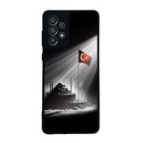 BG AKSESUAR Samsung Galaxy A73 ile Uyumlu Kılıf, Mat Siyah, Yumuşak Silikon, Koruyucu, Şok Emici, Türk Bayrağı Tasarım