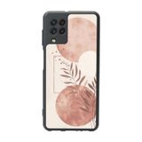 BG AKSESUAR Samsung Galaxy M22 ile Uyumlu Mat Siyah Kılıf, Nude Colors Tasarım, Yumuşak Silikon, Şok Emici