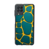 BG AKSESUAR Samsung Galaxy M22 Uyumlu Mat Siyah Kılıf, Yumuşak Silikon, Koruyucu, Şok Emici, 3D Görsel Tasarım