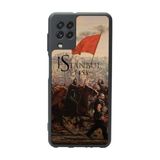 BG AKSESUAR Samsung Galaxy M22 Uyumlu Mat Siyah Kılıf, Yumuşak Silikon, Koruyucu, Şok Emici, Fatih Sultan Mehmet 1453 Tasarım