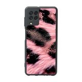 BG AKSESUAR Samsung Galaxy M22 Uyumlu Mat Siyah Kılıf, Yumuşak Silikon, Koruyucu, Şok Emici, Kürk Baskılı