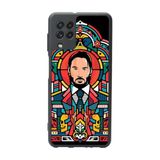 BG AKSESUAR Samsung Galaxy M22 Uyumlu Mat Siyah Kılıf, Yumuşak Silikon, Koruyucu, Şok Emici, PopArt Tasarım