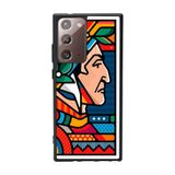 BG AKSESUAR Samsung Galaxy Note 20 Ultra ile Uyumlu Kılıf, Pop Art 5G Tasarım, Mat Siyah, Yumuşak Silikon, Koruyucu, Şok Emici