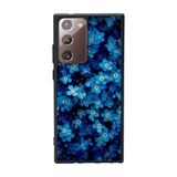 BG AKSESUAR Samsung Galaxy Note 20 Ultra ile Uyumlu Kılıf, Yumuşak Silikon, Koruyucu, Şok Emici, Çiçek Deseni, Siyah