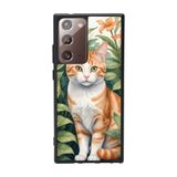 BG AKSESUAR Samsung Galaxy Note 20 Ultra ile Uyumlu Kılıf, Yumuşak Silikon, Koruyucu, Şok Emici, Mat Siyah, Kedi Desenli