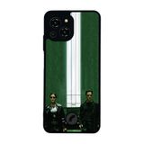 BG AKSESUAR Samsung Galaxy S23 Pro Max ile Uyumlu MatriReeder Tasarımlı Glossy Premium Kılıf, Yeşil-Siyah