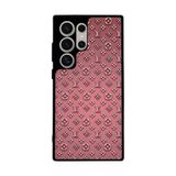 BG AKSESUAR Samsung Galaxy S23 Ultra Uyumlu Kılıf, Louis Vuitton Deseni, Mat Siyah, Yumuşak Silikon, Koruyucu