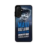 BG AKSESUAR Samsung Galaxy S24 ile Uyumlu Baskılı Siyah Kılıf, TPU Malzeme, Şok Emici, Atatürk Tasarım