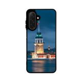 BG AKSESUAR Samsung Galaxy S24 ile Uyumlu Baskılı Telefon Kılıfı, Siyah, TPU Silikon, Şok Emici, İstanbul Tasarımı