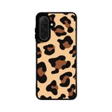 BG AKSESUAR Samsung Galaxy S24 ile Uyumlu Leopar Desenli Kılıf, Pastel Leopar, Yumuşak Silikon, Şok Emici Kapak