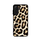 BG AKSESUAR Samsung Galaxy S24 ile Uyumlu Leopar Desenli Siyah Kılıf, Yumuşak Silikon, Koruyucu, Şok Emici Kapak
