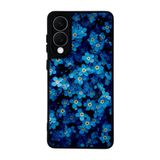 BG AKSESUAR Samsung Galaxy S25 Edge Uyumlu Kılıf, Çiçek Deseni, Siyah, Silikon, Şok Emici