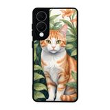 BG AKSESUAR Samsung Galaxy S25 Edge Uyumlu Kılıf, Yumuşak Silikon, Koruyucu, Şok Emici, Siyah, Kedi Desenli